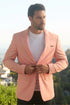 Men’s Peach Blazer – Modern Fit Wedding, Summer, Business Casual & Smart Casual Sport Coat
