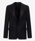 Men’s Classic Black Dinner Jacket – Satin Peak Lapel Formal Tuxedo Blazer