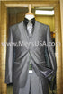 Mens Charcoal Gray Suit With Sheen -  | Shiny Texture Fabric Three Piece Wedding and Party Business