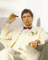 Tony Montana’s Ivory Vested Suit – Classic Ivory 3 Piece Suit for Wedding, Formal and Evening Wear