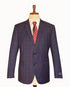 Men’s Big and Tall Navy Blue with Burgundy Plaid Jacket and Sport Coat – Wool Blazer