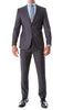 Oslo Charcoal Notch Lapel 2 Piece Slim Fit Suit