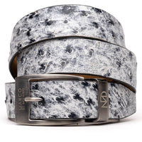 Marco_Di_Milano Domenico Belt Antique Newspaper Leather Shoe