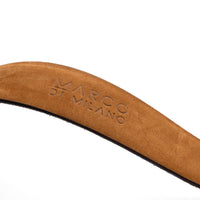 Marco_Di_Milano Domenico Belt Wine Leather Luxury Shoe