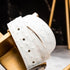 Marco Di Milano Domenico Belt - White Leather Luxury Shoe