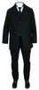 3-Piece Livingston Towncoat Suit - Black