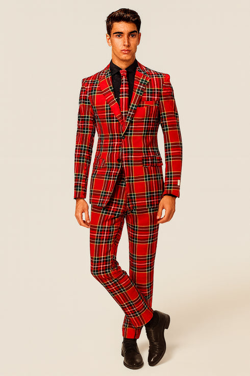 Plaid Christmas Suit