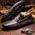 Marco Di Milano Parma Black Cherry Leather Oxfords