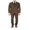 Men's Cognac Peaky Blinders Fashion Clothing Suit