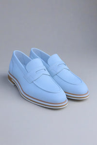 Carrucci Calfskin Penny Loafer