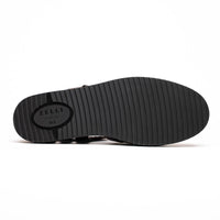Zelli Pesca Woven Calfskin Fisherman Sandal in Brown