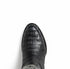 Marco Di Milano Phoenix Black Caiman Crocodile Round Toe Cowboy Boots