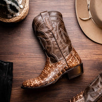 Marco_Di_Milano Phoenix Stone Brown Luxury Shoe