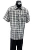 Mens 2 Piece Walking Suit - Textured Plaid