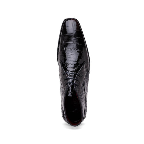 Marco Di Milano Pietro Black Alligator Chukka Boots