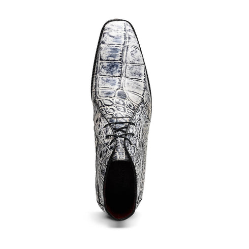 Marco Di Milano Pietro Newspaper Alligator Chukka Boots