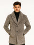 1920s Inspired Gangster Pimp Coat – Leopard Faux Fur Full Length Vintage