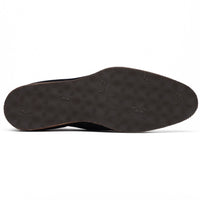 Zelli Pisa Italian Suede Braided Loafer Navy (16-696-NVY)