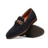 Zelli Pisa Italian Suede Braided Loafer Navy (16-696-NVY)