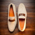 Zelli Pisa Italian Suede Hand-Woven Loafer Brown (16-695-BRN)
