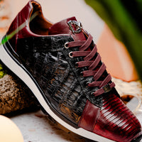Marco Di Milano Portici Wine/Black Leather Loafers