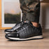Marco Di Milano Portici Gray/Black Leather Oxford Shoe