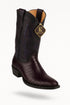 Men's King Exotic Snip Toe Eel Boots Handcrafted Burnished Purple (494RD0866)