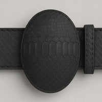 Men's Wild West Python Skin Cowboy Belt 2C11N5705