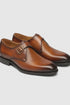 Burnished Moc Toe Single Monk Loafer
