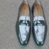 Two Tone Patent Leather Penny Loafer