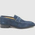 Suede Penny Loafer contrast stitching