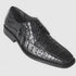 Los Altos Black Crocodile Bike Toe Shoes