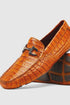 Marco Di Milano Parma Brandy Caiman Belly Bit Drivers