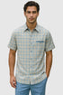Mens Plaid Walking Suit in Powder Blue by Dreams by Zacchi – 2 Piece Leisure Outfit with Matching shirt and pant -$99