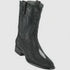 Los Altos Men’s Genuine Single Stone Sting Ray Black Roper Toe Boots