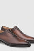 Mens Mezlan Pamplona Calfskin Plain Toe Dress Shoe in Cognac