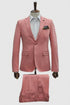 Men’s Slim Fit Stretch Suit – Salmon 