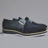 Suede Buckle Monk Strap Shoe