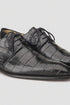 Mens Mezlan Moscow Alligator Dress Shoe in Black
