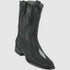 Los Altos Men’s Genuine Single Stone Sting Ray Black Roper Toe Boots