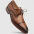 Giovane Fuscus Cap Toe Derby Camel Crocodile Shoes By Mezlan Made In Spain Brand