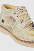 Men's Wild West Boots Caiman and Ostrich Skin Shoe 2ZA050249
