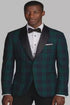 Plaid Dinner Jacket - Green Tartan Sportcoat