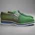 Suede Buckle Monk Strap Shoe