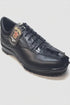 Los Altos Perforated Crocodile Tail Sneakers