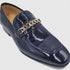 Beveled Squared Toe Patent Leather Loafer