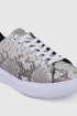 Men's Genuine Full Python Skin Sneakers - Natural