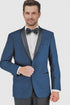Shawl Paisly Tuxedo by Giorgio Fiorelli in Burgundy, Gray, Blue