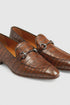 Mens Mezlan Borgese Alligator Dress Shoe Loafer in Cognac