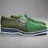 Suede Buckle Monk Strap Shoe